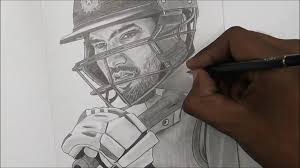 Rohit gurunath sharma is an indian cricketer who represents the country in international cricket. Artist Shubham Dogra Hit Man Rohit Sharma Sketch Facebook