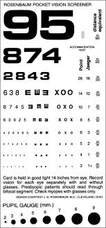 Studious Rosembaum Chart Rosenbaum Eye Chart Pocket Vision