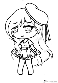 Gacha Life Coloring Pages Unique Collection Print For Free Cute Coloring Pages Unicorn Coloring Pages Chibi Coloring Pages