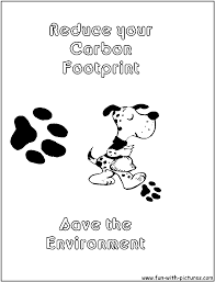 236 x 336 file type: Carbon Footprint Coloring Page