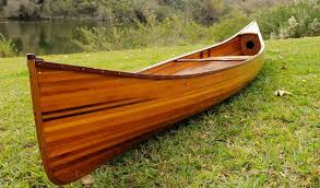 Cedar Wood Strip Built Canoe 18 Boat Without Ribs Woodenboat Usa Wooden Canoe Cedar Strip Canoe Wooden Boat Building