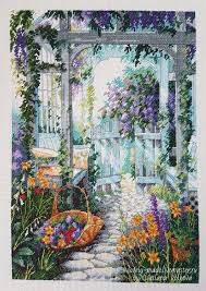 Learn how to create various ribbon embroidery stitches with our simple tutorial and diagrams. Garden Gate Hand Embroidery Dimensions 13692 Garden Gate Zakazat Na Yarmarke Masterov J9vq6com Kartiny Chelyabinsk