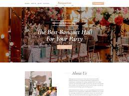 Banquet Hall Website Template For Landing Page Motocms Website Template Banquet Hall Website Template Design