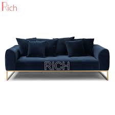 Layer a velvet sofa with cushions or sheepskins to make it even more inviting. Factory Direct Sale Blue Velvet Sofa Classic Wood Frame Sofa Set China Sofa Set Sofa Furniture Made In China Com