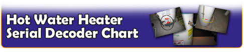 Water Heater Serial Number Decoder Chart Your Home