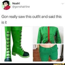 Gon Really Saw This Outfit And Said This Is It Ifunny Hunter Anime Hunter X Hunter Hunter