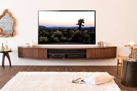 Floating Tv Stand Mid Century Modern Entertainment Center Arc Mocha Modern Entertainment Center Floating Tv Stand Mid Century Modern Tv Stand