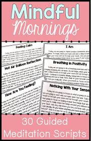 Mindfulness Guided Meditation Scripts For Self Regulation Guided Meditation Scripts Meditation Scripts Teaching Mindfulness