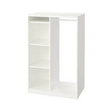 Ikea Syvde Open Wardrobe With Open Shelves For Easy Overview And Access Adjustable Shelves Make It Open Wardrobe Sliding Wardrobe Doors Ikea Open Wardrobe