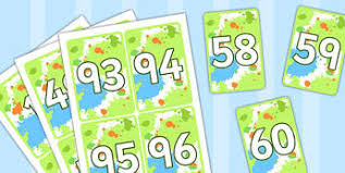 If you are just drawing cards, you have not yet touched on the power that is bingo. Large Printable Numbers 1 100