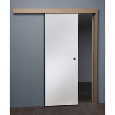 Other collections of 40 le roy merlin lampadari. Rail Coulissant Et Habillage A Monter Jazz Artens Pour Porte De 93 Cm Maxi 68 Sliding Doors Interior Sliding Bathroom Door Small Spaces Sliding Door Design