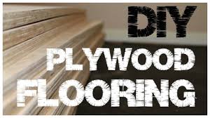 Peel and stick vinyl tiles are one of the most inexpensive flooring options for homeowners. Plywood Flooring An Inexpensive Alternative To Hardwood Floors 1 Youtube