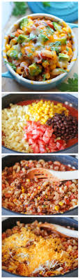 One Pot Mexican Skillet Pasta Recette Recettes De Cuisine Bon Repas Et Recette De Plat