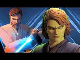 Anakin Vs Obi Wan Kenobi Obi Wan Clone Wars Star Wars Images