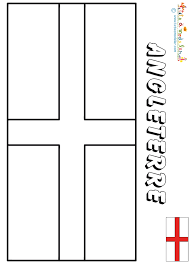 Vente de drapeaux angleterre : Drapeau D Angleterre A Colorier