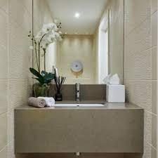 Gray and white are color schemes that pronounce the typical simplicity of minimalist concept. 75 Beautiful Powder Room With A Floating Vanity Pictures Ideas July 2021 Houzz