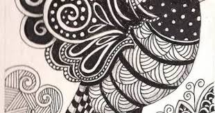 Fantasy Bird By Zentangle Patterns Mandala Design Art Zentangle Drawings