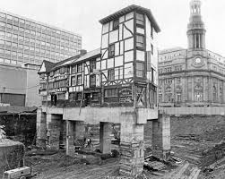 Building Works Around The Wellington Inn Old Shambles Manchester 1971 Manchester Street Manchester Cathedral Historic England