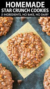 Homemade Star Crunch Cookies No Baking Recipe Sweet Snacks How Sweet Eats Food