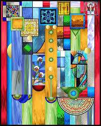 What is a stained glass artist? Art Deco Stained Glass 1 Mixed Media By Ellen Henneke
