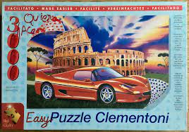 Mattel ferrari f399 large 46 pieces puzzle xl 46 pieces. 3000 Clementoni Ferrari F 50 Easier Puzzle Rare Puzzles