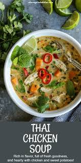 Thai Chicken Soup Easy Thai Soup A Farmgirl S Dabbles Recipe Healthy Soup Recipes Thai Chicken Soup Chicken Soup Recipes