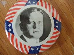 5 Vintage Presidential Campaign Pins Wallace-Bryan-Hoover-Hughes-Wilson