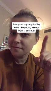 Wait till the end for a surprise 😉#cobrakai #youngkreese #barrettcarnahan  #hubby #celebritylookalike