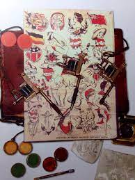 Pin By Julio Ferrer Art On Traditional Tattoos Vintage Tattoo Flash Vintage Tattoo Vintage Flash