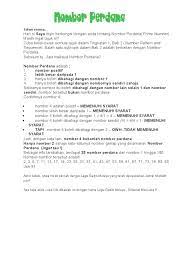 Sebagai contoh, 2 dan 3 adalah nombor perdana. No Perdana