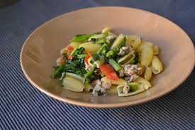 Pasta con cime di rapa e salsiccia. Gnocchetti Sardi Con Cime Di Rapa E Salsiccia Rossetto Cioccolato