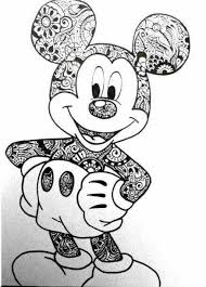 Mickey Mouse Coloriage Mickey Coloriage Mandala Coloriage