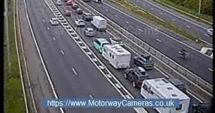 A frequent traffic hotspot, the m5 from b'ham to exeter is always congested. Gow9ljm3fiajcm