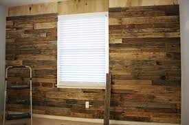 A pallet wall can be used as a great accent wall. Pallet Wall For Room Living