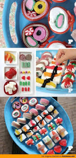 Te Apetecen Unas Sushinolas Candy Sushi Sweet Sushi Sushi Party