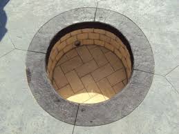 Then fill in the firepit with drain rock. Fire Pit On Gravel Diy Home Improvement Forum