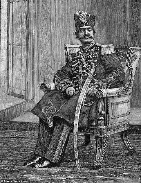When the touchy-feely Shah of Persia came to visit Queen Victoria - and barbecued lamb dinners on the Palace carpet. (But they became good friends, all the same!) | Daily Mail Online
