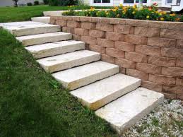 Even though the cinder block material is bit expensive, it is worth to use. Concrete Block Retaining Wall Ideas Novocom Top