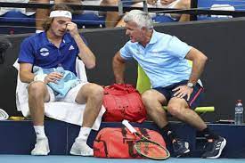 Frothing that oat milk since 1998. Watch Stefanos Tsitsipas Makes Racquet Smash Joke On His Father Essentiallysports