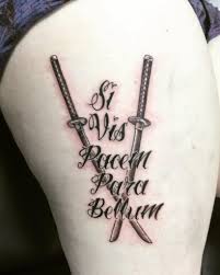 Nur sahinkaya nur tattoo art instagram profile picpanzee. 101 Amazing Si Vis Pacem Para Bellum Tattoo Designs You Need To See Outsons Men S Fashion Tips And Style Guide For 2020