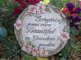 Grandma had a garden in the backyard. Reuseable Plastic Plaque Grandma S Garden Mold By Gramsgardendecor 9 95 Grandmas Garden Garden Garden Stepping Stones