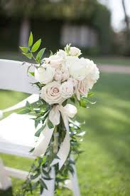 28 Awesome Wedding Chair Decoration Ideas For Ceremony And Reception Oh Best Day Ever Wedding Ceremony Flowers Wedding Chair Decorations Church Flowers