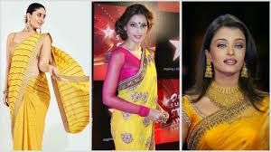 Aishwarya rai bachchan is the most beautiful indian actress. Kareena Kapoor Aishwarya Rai Bachchan And Bipasha Basu Hottest Actresses In Yellow Saree Iwmbuzz