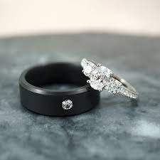 Dark Sparkle 11 Black Wedding Rings Offbeat Bride Mens Wedding Rings Black Wedding Rings Rings For Men