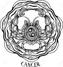 In fact, it goes to the extreme, and sometimes, cancer has a hard time discerning between the two. Hand Drawn Romantic Beautiful Line Art Of Zodiac Cancer Vector Royalty Free Cliparts Vectors And Stock Illustration Image 63417078