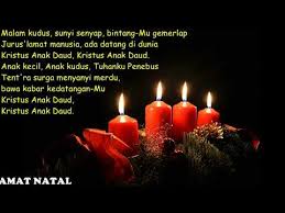 Lagu malam kudus yang dipopulerkan oleh nikita natashia ini merupakan salah satu lagu rohani pujian dan penyembahan terhadap tuhan yang kuasa. Lagu Natal Malam Kudus Sunyi Senyap Youtube