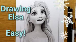 Turn your photos into beautiful beautiful digital paintings using my 'realistic pencil drawing effect' photoshop actions. How I Draw Elsa With Hair Down For 1 Hour Was It Enough Frozen 2 Youtube