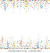 Transparent Background Confetti Border