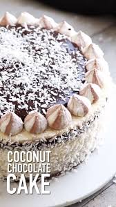 Coconut Chocolate Cake Video Recette Video Gateaux Et Desserts Gateau Chocolat Gateau