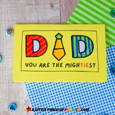 free printable father s day tie card that s easy and cute for dad
